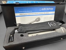 Nos Audio-Technica AT813 Unidirectional Condenser Microphone Nib With Case