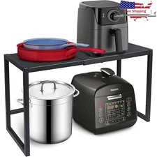 Adjustable Heavy Duty Metal Shelving Unit Expandable Storage Kitchen Rack New