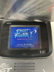 PC Engine GT Console PI-TG6 NEC w/Box Manual Japan Power OK See Discription F/S