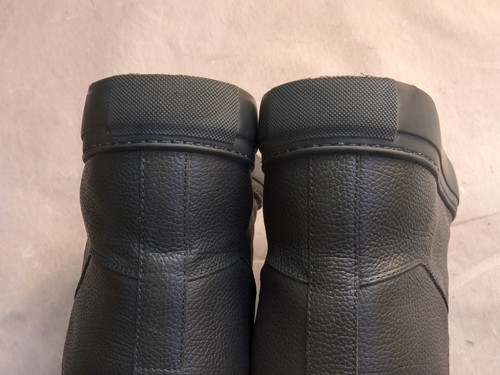 Balenciaga Arena Gris Hombres 11 44 Cuero Zapatillas Altas Con Cordones Lujo - Imagen 12 de 17