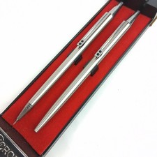Vintage InoxCrom Pen And Mechanical Pencil Se...