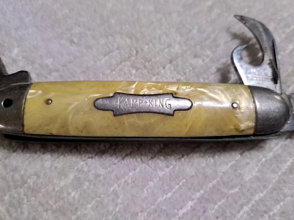 Vintage IMPERIAL 4 Blade 2.5” Pocket Knife Pearl Handle Fenaplast Fenner Amer - Image 2 of 4