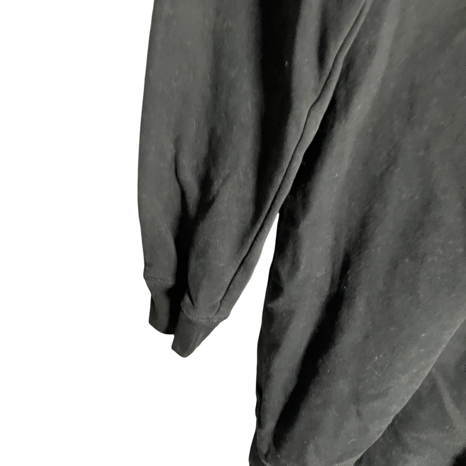 True Religion Longline Sweatshirt Women's Size M (8-10) Black World Tour Logo thumbnail 9