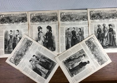 6x LA MODE ILLUSTREE Jahrgang Jahr 1881 # 11 # 12 # 13 # 14 # 15 # 16 **