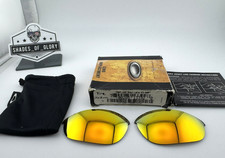 OAKLEY HALF JACKET 1.0 FIRE IRIDIUM RED AUTHENTIC SUNGLASSES LENSES OEM RARE 7