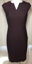 THE LIMITED Red Wine Maroon Cocktail Business Work Sheath DRESS Size 2