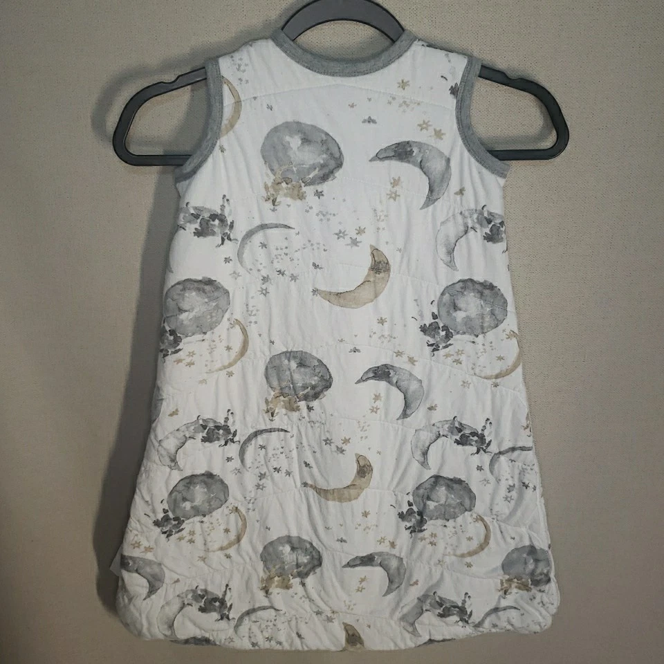 Saco de dormir Burt's Bees Baby Beekeeper mediano 6-12M algodón orgánico estrellas lunares Foto 2 de 4