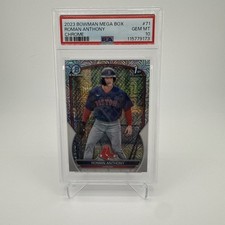ROMAN ANTHONY 1st 2023 Bowman Chrome Mega Box Mojo Refractor PSA 10 GEM MT