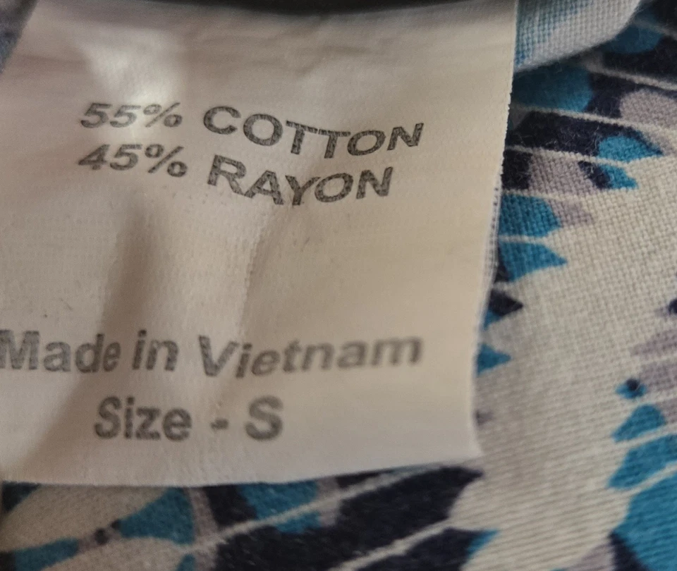 Grey's Anatomy Scrub Top size s-Navy/Grey/Blue  V-Neck-Chest 19"/L 24" - Image 4 of 4