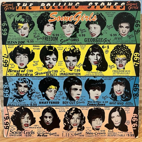 The Rolling Stones Some Girls Vinyl LP US COC Records First Press Celeb Faces