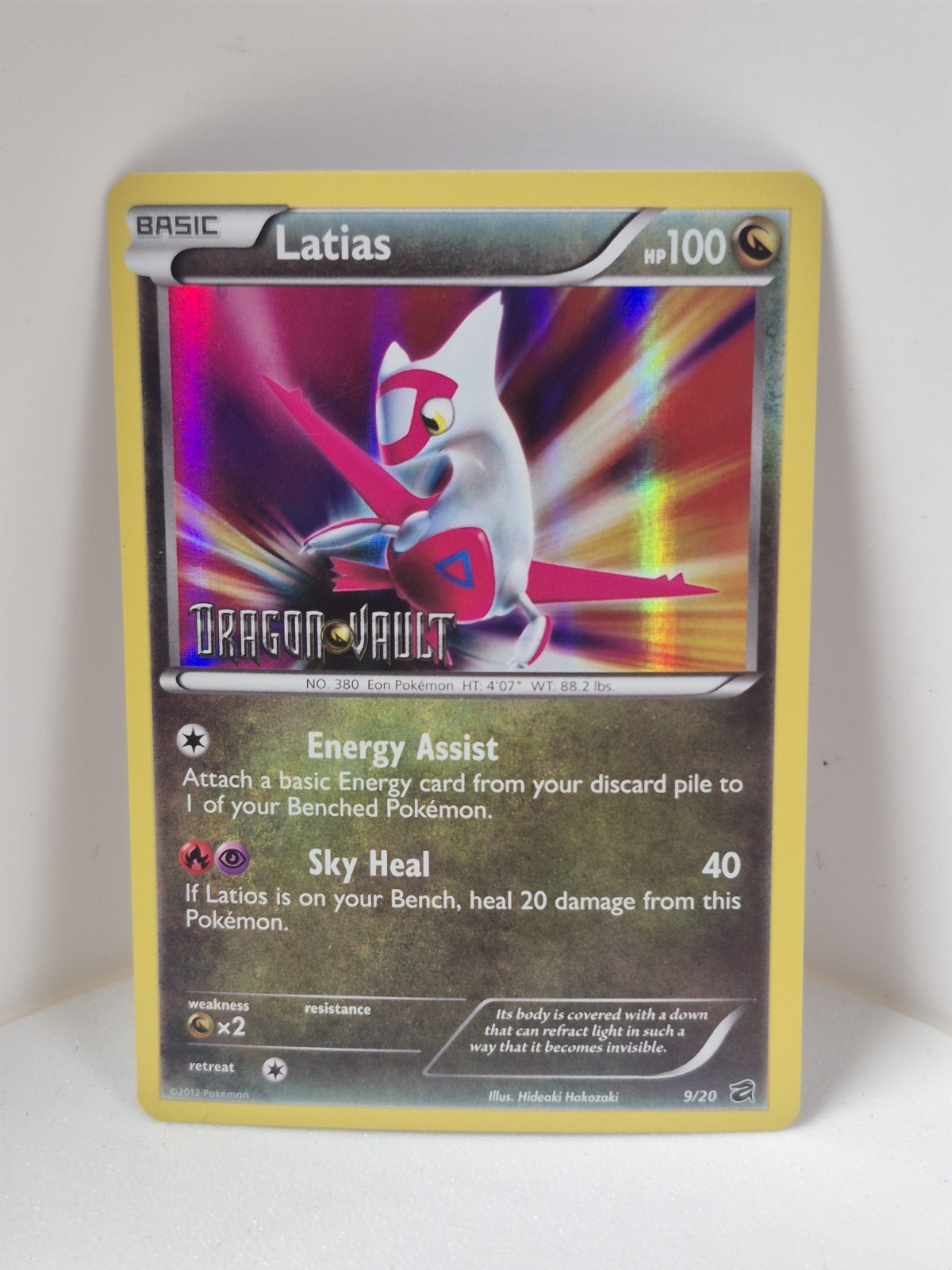 Latias #9/20 - Dragon Vault STAMPED - Holo - LP