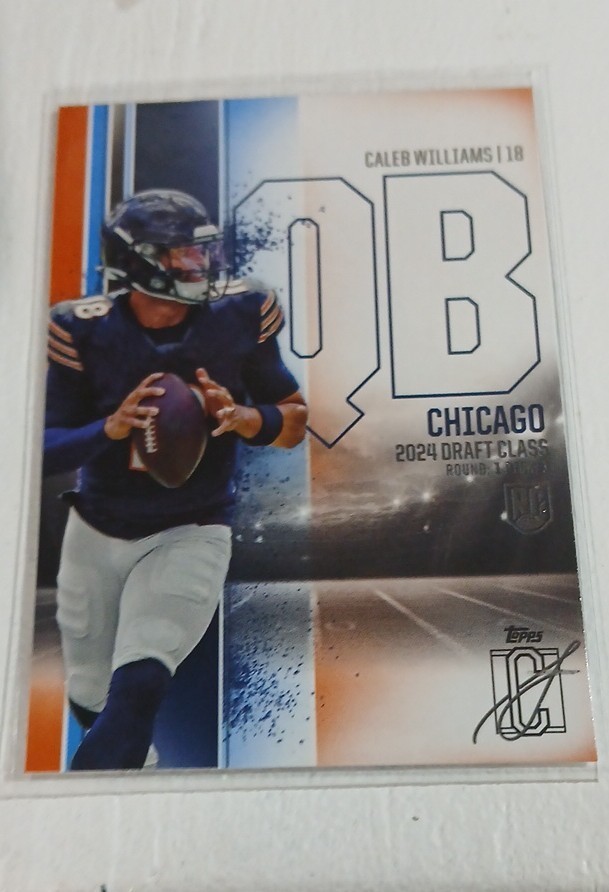 2024 Topps Signature Class - Rookies Caleb Williams #84 Blue & Orange (RC)