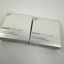 Lot 2 It Cosmetics Bye Bye Pores Pressed Powder Translucent 0.31oz NEW READ