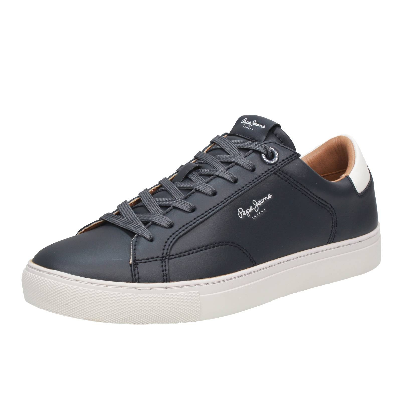 Pepe Jeans Joe Basic - Low Sneaker Blau - Größe 43 Herrenschuhe Sneakers