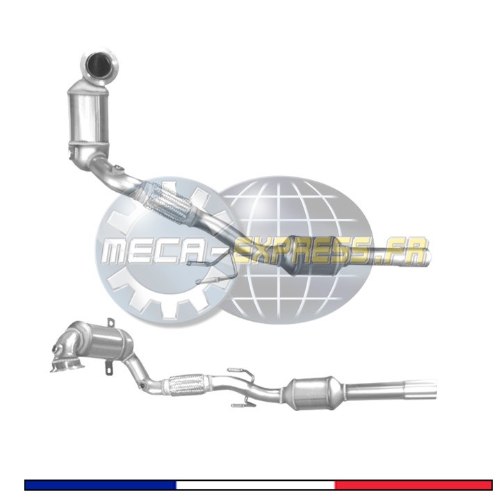 Catalyseur essence 1.2 pour Polo 2014 pièce échappement compatible E2186