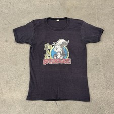 Womens Vintage 70s 80s "I'm A Lil Stinker" Graphic Baby Tee T Shirt Black sz S