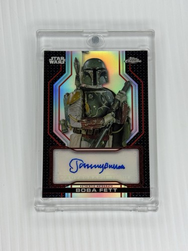 2021 Topps Chrome Boba Fett Jeremy Bulloch Silver Auto Refractor