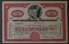 35 X Coty International Corporation 1930er 100 shares