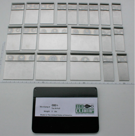 20 Piece MO-CLAMP 0805 Tac-N-Pull Pull Plate Kit MOC0805 MCL0805 PU0805