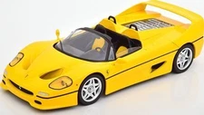 Kk Scale 1:18 Scale Ferrari F50 Cabrio Yellow 1995