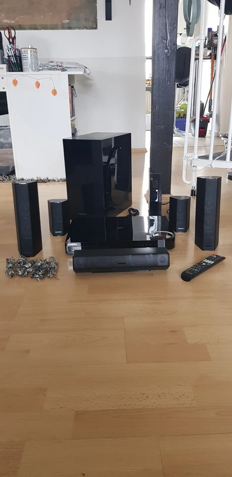 Samsung HT-J7500W 3D Blu-Ray 5.1 Heimkinosystem 1000Watt Kabellos WLAN BT 4K UHD - Bild 2 von 4