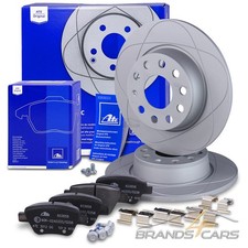 ATE POWERDISC BREMSSCHEIBEN +BELÄGE HINTEN FÜR SKODA OCTAVIA 2 VW GOLF 6 TOURAN