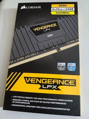 Corsair Vengeance LPX 64GB (2x32GB) DDR4 3200MHz Desktop Memory