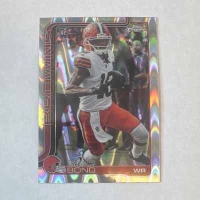 Topps Chrome 2025 Isaiah Bond Cleveland Browns Football RC #341 Ray Wave