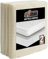 2 Pack GORILLA GRIP Original Slip Resistant Mattress Gripper Pad Twin 36" X 72"