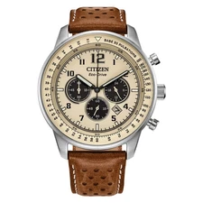 Citizen Eco Drive Weekender Chronograph Stainless Steel Quartz CA4500-08X