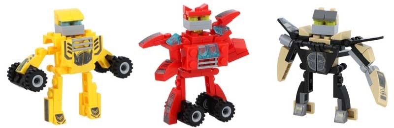 Robot Warriors Building Block Kits 12 kit pack compatible with major brands