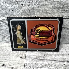 2015 Topps Star Wars Journey to the Force Awakens Rey Patch Card P-16