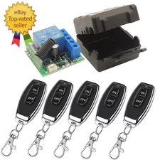 433Mhz Universal Wireless Remote Control Switch DC 12V 1CH RF Relay Receiver 