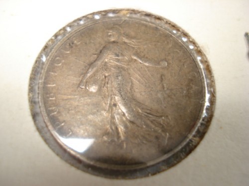France 1 Franc 0.835 Silver coin 1901 KM#844.1 - Picture 3 of 4