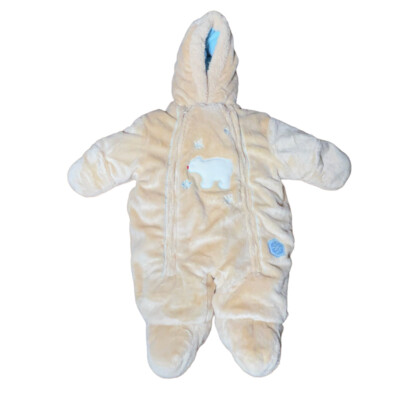 Carters Baby Boy Snowsuit beige Size 3-6M