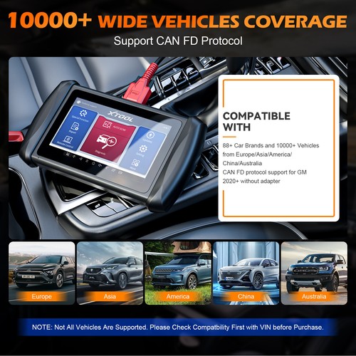 USED XTOOL IP616 Auto Full System Diagnostic Tool Key Programming Free Update - Bild 6 von 14