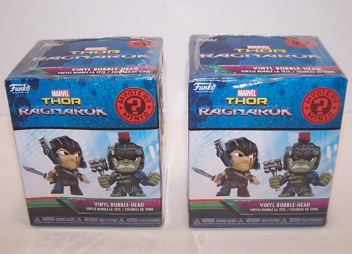 Funko Marvel Thor Ragnarok Mystery Minis Bobble Head Blind Box Sealed Lot Of 2