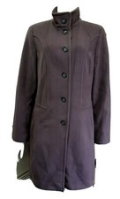 New Kirsten Women's Wool/cashmere Blend Coat, Grape Uk 12