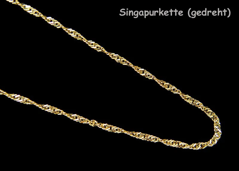 ECHT GOLD *** Kleiner schlichter Zirkonia Anhänger 13 mm, Kette optional - Bild 2 von 4