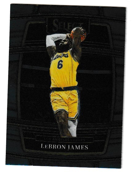 2021-22 Panini Select #100 LeBron James Blue (Retail Base) 004935