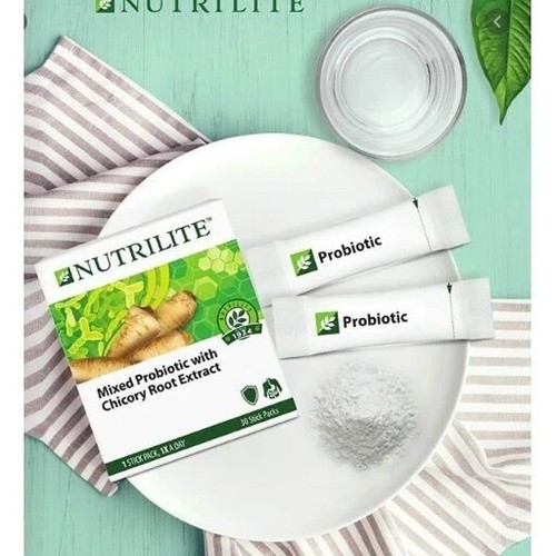 NUTRILITE Mixed Probiotics Digestive Enzymes to Support Colon Health 30 Sticks - Picture 2 of 5