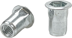 Tuerca de remache ciega y tipo hexagonal tipo tuerca de remache, paquete de 50 piezas - Imagen 2 de 2