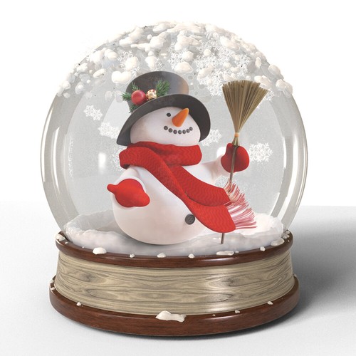 4 Pcs Crystal Ball Cover Diy Snow Globe Kit Snowglobe Snowglobes - Picture 4 of 12
