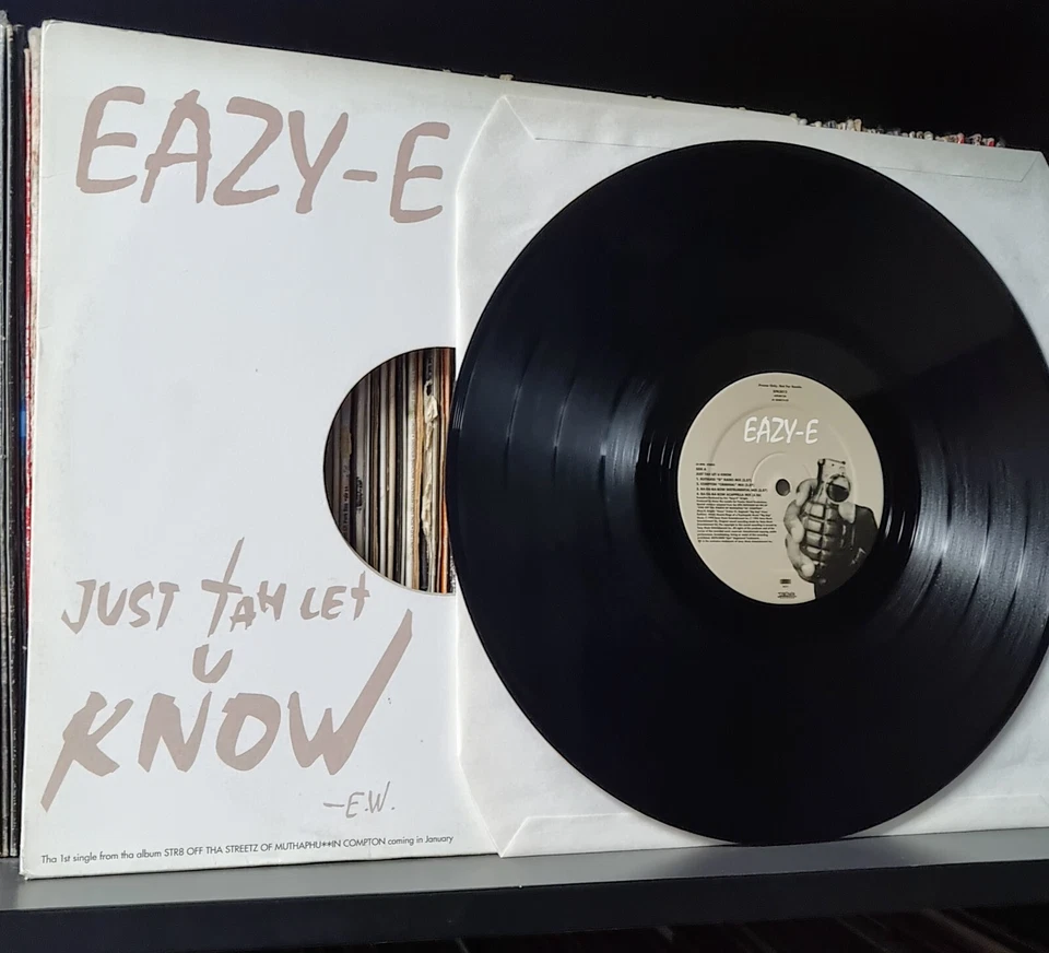 Eazy-E – Just Tah Let U Know / The Muthaph**in' Real (Ruthless) Promo 1995 - Image 3 of 4