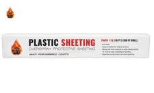 High Teck Clear Overspray Plastic Masking Sheeting Auto Body Paint 16ft x 350ft