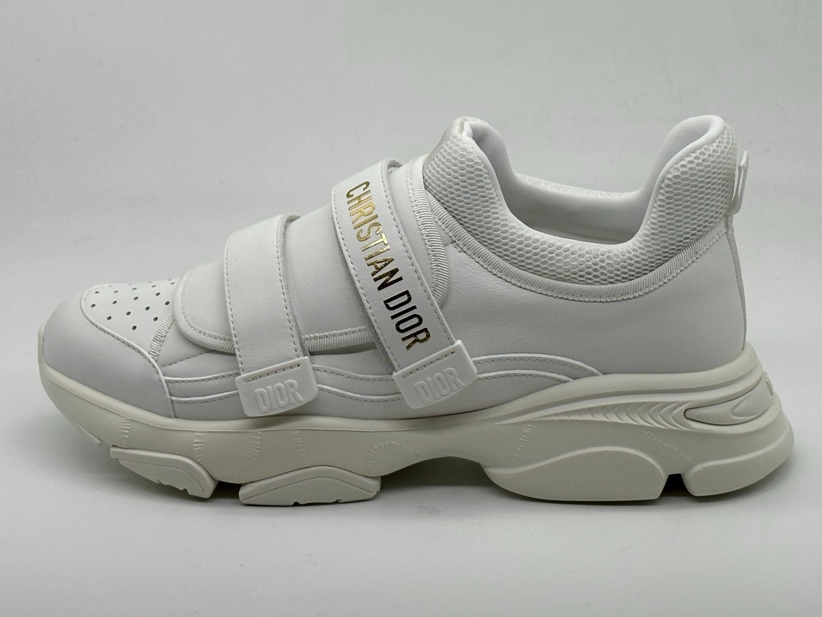 Baskets en cuir femmes DIOR D WANDER baskets chaussures coups de pied blanc