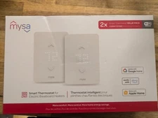 Mysa Lite Smart Thermostat for Baseboard Heaters (2 Pack)