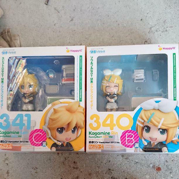 Nendoroid Kagamine Rin Len Figure 2013 Vocaloid 2 Set Family