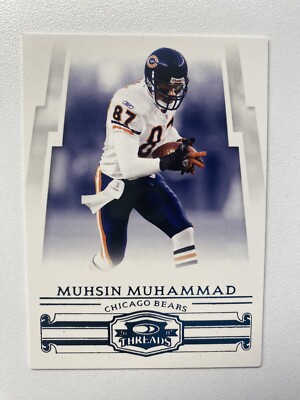2007 Donruss Threads #10 Muhsin Muhammad/350 Chicago Bears