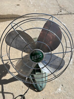 【Vintage】McGRAWELWCTRIC ZERO1275R 扇風機 Vintage Antique McGraw Electric Co. Zero Model 1275R Metal 4 Blade